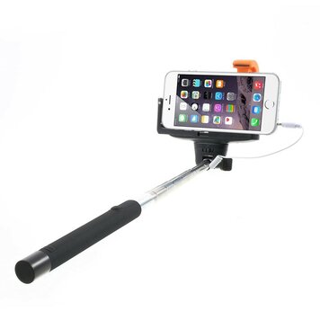 Selfie stick met Audiokabel knopje monopod Selfie stick met Audiokabel knopje monopod