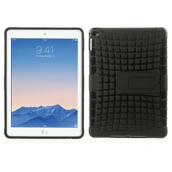 Shockproof geschikt voor iPad Air 2 Hoes - Zeer robuuste TPU hardcase zwart Shockproof geschikt voor iPad Air 2 Hoes - Zeer robuuste TPU hardcase zwart