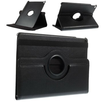 Zwarte geschikt voor iPad Air 2 hoesje case met draaibare cover standaard Zwarte geschikt voor iPad Air 2 hoesje case met draaibare cover standaard