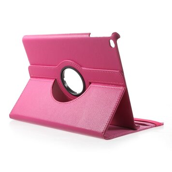 Roze geschikt voor iPad 2017 2018 case hoesje draaibare cover standaard Roze geschikt voor iPad 2017 2018 case hoesje draaibare cover standaard