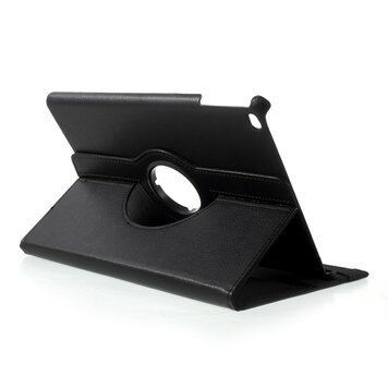 Zwarte geschikt voor iPad 2017 2018 case draaibaar cover standaard leder Zwarte geschikt voor iPad 2017 2018 case draaibaar cover standaard leder
