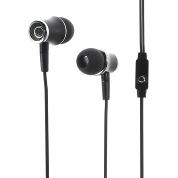 In-Ear oordopjes black silver R21 Langsdom In-Ear oordopjes black silver R21 Langsdom
