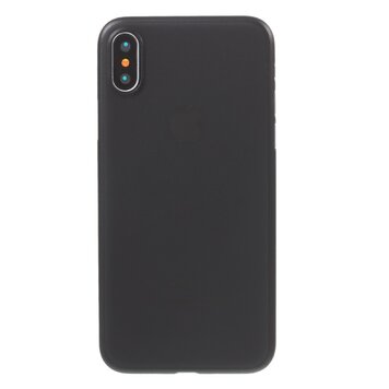 Zwart hoesje geschikt voor iPhone X XS TPU case doorzichtig Zwart hoesje geschikt voor iPhone X XS TPU case doorzichtig