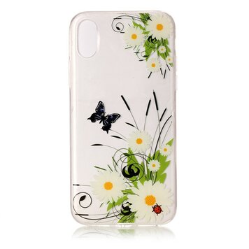 Lente madelief bloemen TPU hoesje geschikt voor iPhone X XS case cover Lente madelief bloemen TPU hoesje geschikt voor iPhone X XS case cover