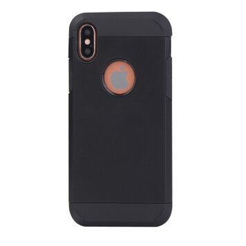 Shockproof hoesje geschikt voor iPhone X XS case bescherming zwart stevig TPU Shockproof hoesje geschikt voor iPhone X XS case bescherming zwart stevig TPU