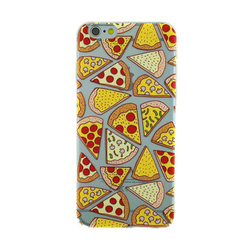 Transparant Pizza hoesje geschikt voor iPhone 6 Plus 6s Plus case cover TPU cover Transparant Pizza hoesje geschikt voor iPhone 6 Plus 6s Plus case cover TPU cover