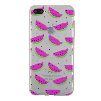Doorzichtig watermeloen geschikt voor iPhone 7 Plus 8 Plus hoesje case cover Doorzichtig watermeloen geschikt voor iPhone 7 Plus 8 Plus hoesje case cover