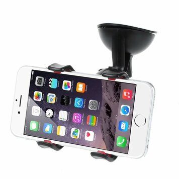 Universele houder met zuignap autohouder geschikt voor iPhone navigatie voorruit Universele houder met zuignap autohouder geschikt voor iPhone navigatie voorruit