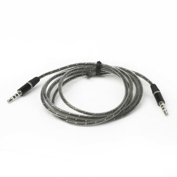 Audiokabel 3,5 mm stereo AUX Male to Male 1 meter Audiokabel 3,5 mm stereo AUX Male to Male 1 meter