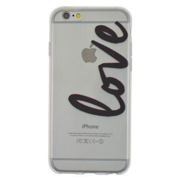 TPU doorzichtig hoesje geschikt voor iPhone 6 6s love cover TPU doorzichtig hoesje geschikt voor iPhone 6 6s love cover