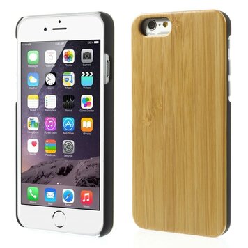 Bamboe houten hardcase geschikt voor iPhone 6 6s cover hoesje echt hout Bamboe houten hardcase geschikt voor iPhone 6 6s cover hoesje echt hout