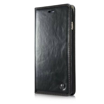 Caseme Oil Wallet lederen case geschikt voor iPhone 6 Plus 6s Plus - Bookcase Zwart Caseme Oil Wallet lederen case geschikt voor iPhone 6 Plus 6s Plus - Bookcase Zwart
