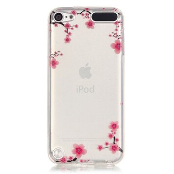 Doorzichtig Bloesem geschikt voor iPod Touch 5 6 7 TPU hoesje - Roze Doorzichtig Bloesem geschikt voor iPod Touch 5 6 7 TPU hoesje - Roze