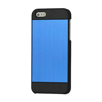 Aluminium hoesje geschikt voor iPhone 5 5s SE 2016 cover hardcase - Blauw Aluminium hoesje geschikt voor iPhone 5 5s SE 2016 cover hardcase - Blauw