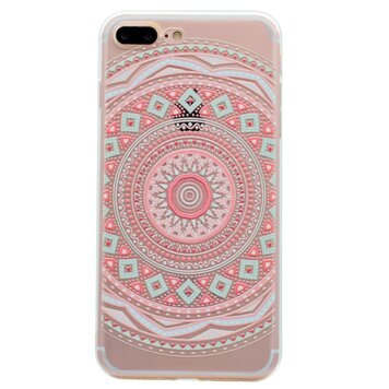 Mandala hoesje TPU patroon case geschikt voor iPhone 7 Plus 8 Plus - Pastel Mandala hoesje TPU patroon case geschikt voor iPhone 7 Plus 8 Plus - Pastel