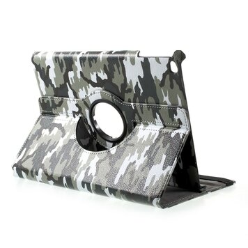 Camouflage hoes legerprint cover geschikt voor iPad 2017 2018 - Groen Wit Zwart Camouflage hoes legerprint cover geschikt voor iPad 2017 2018 - Groen Wit Zwart