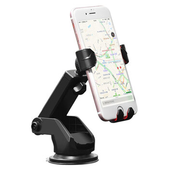 Hoco CA26 Kingcrab Universele telefoonhouder zuignap - Zwart Auto Hoco CA26 Kingcrab Universele telefoonhouder zuignap - Zwart Auto