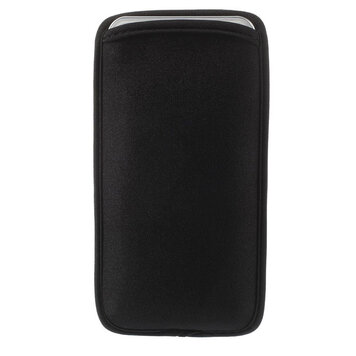 Universeel insteekhoesje neopreen smartphone pouch telefoonhoesje - Zwart Universeel insteekhoesje neopreen smartphone pouch telefoonhoesje - Zwart