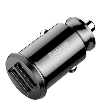 Baseus Universele Dual USB Autolader 3.1 Ampère - Zwart Baseus Universele Dual USB Autolader 3.1 Ampère - Zwart