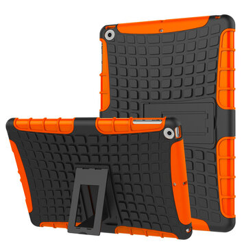 Survivor hoes standaard bescherming geschikt voor iPad 2017 2018 - Oranje Zwart Survivor hoes standaard bescherming geschikt voor iPad 2017 2018 - Oranje Zwart