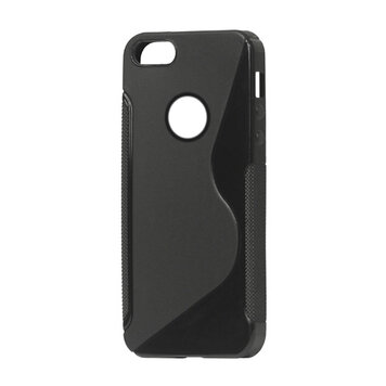 Zwart hoesje geschikt voor iPhone 5 5s SE 2016 TPU Stevige cover Strak design Zwart hoesje geschikt voor iPhone 5 5s SE 2016 TPU Stevige cover Strak design
