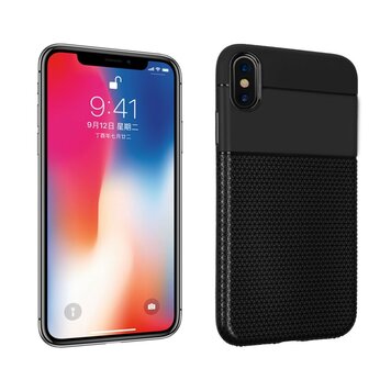 Flexibel Anti Slip TPU Hoesje geschikt voor iPhone XR - Zwart Flexibel Anti Slip TPU Hoesje geschikt voor iPhone XR - Zwart