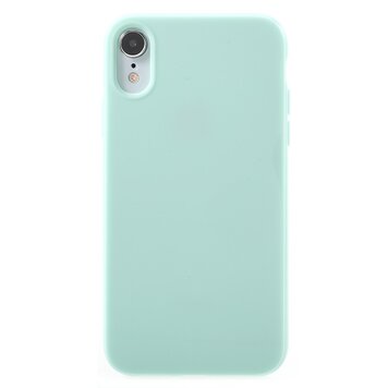 Flexibel hoesje TPU geschikt voor iPhone XR Case - Glanzend Groen Flexibel hoesje TPU geschikt voor iPhone XR Case - Glanzend Groen