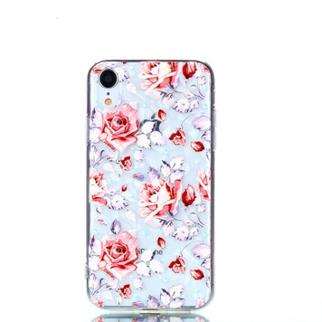 Diamant hoesje TPU geschikt voor iPhone XR Case - Rozen Diamant hoesje TPU geschikt voor iPhone XR Case - Rozen