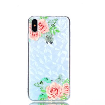 Diamant hoesje TPU geschikt voor iPhone XS Max Case - Bloemen Diamant hoesje TPU geschikt voor iPhone XS Max Case - Bloemen