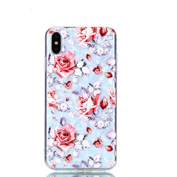 Diamant hoesje TPU geschikt voor iPhone XS Max Case - Rozen Diamant hoesje TPU geschikt voor iPhone XS Max Case - Rozen