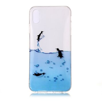 Penguin TPU transparant hoesje geschikt voor iPhone XS Max Case - Doorzichtig Penguin TPU transparant hoesje geschikt voor iPhone XS Max Case - Doorzichtig