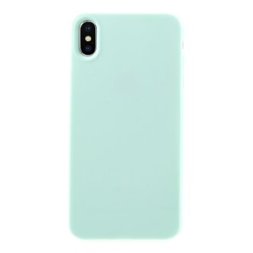 Flexibel TPU hoesje geschikt voor iPhone XS Max Case - Cyaan Flexibel TPU hoesje geschikt voor iPhone XS Max Case - Cyaan