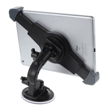 Universele Tablethouder met Zuignap auto geschikt voor iPad 7-12 inch - Zwart Universele Tablethouder met Zuignap auto geschikt voor iPad 7-12 inch - Zwart