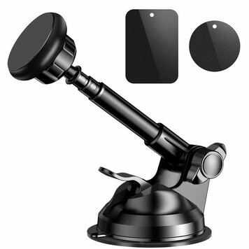 Universele sterke magnetische auto houder standaardcar geschikt voor iPhone Android - Zwart Universele sterke magnetische auto houder standaardcar geschikt voor iPhone Android - Zwart