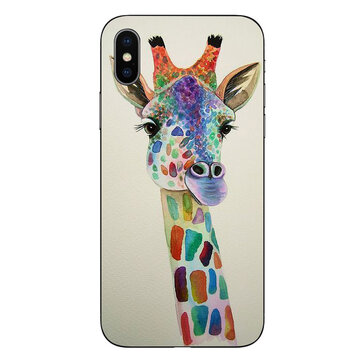TPU hoesje geschikt voor iPhone X XS case - Giraffe TPU hoesje geschikt voor iPhone X XS case - Giraffe
