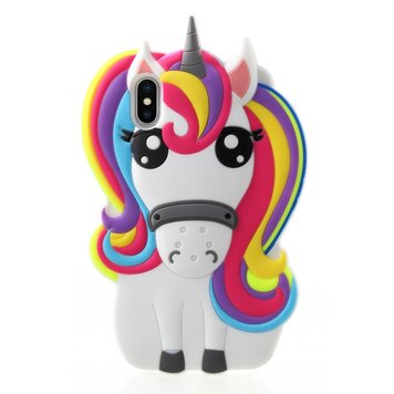 Eenhoorn hoesje Silicone Beschermend hoesje geschikt voor iPhone XS Max Eenhoorn hoesje Silicone Beschermend hoesje geschikt voor iPhone XS Max