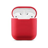 Soft Silicone hoesje voor Apple AirPods Case - Rood