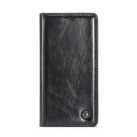 Caseme Kunstleer Wallet pasjeshouder hoesje iPhone XS Max case - zwart