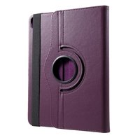 Lederen Litchi Grain hoes draaibaar standaard iPad Pro 11-inch 2018 - Paars