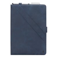 Lederen iPad Pro 12.9-inch 2018 Case met Cover Hoes Wallet Portemonnee - Blauw