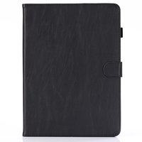 Retro Style Lederen iPad Pro 12.9-inch 2018 Wallet Case Hoes Portemonnee - Zwart