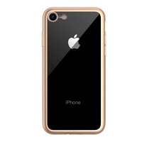 LEEU Design Gold Transparant Hoesje iPhone 7 8 SE 2020 SE 2022 - Goud