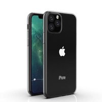 Transparant TPU hoesje iPhone 11 Pro Max - Doorzichtig