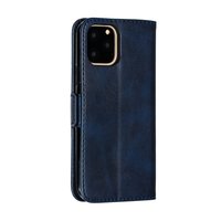 Leren Wallet Bookcase hoesje portemonnee iPhone 11 Pro - Blauw