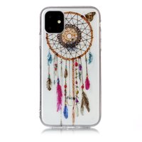 Dromenvanger Mandala Web Kraaltjes Kleur Spiritueel Hoesje Case TPU iPhone 11 - Transparant