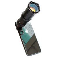 UV Camera Lens 18X-30X Zoom Telephoto Telescooplens voor je telefoon + Tripod - Zwart