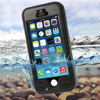 Waterdicht Hoesje iPhone 5 5s SE 2016 Waterproof hardcase - IP68 - Zwart