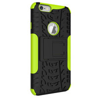 Shockproof bescherming hoesje iPhone 6 6s case - Groen
