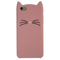 Katje iPhone 6 Plus 6s Plus Silicone hoesje 3D - Roze Bescherming