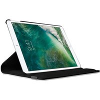 Just in Case Lederen Draaibare 360 graden iPad Pro 12.9 inch 2017 Case Hoes - Zwart